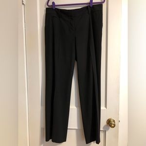 Classic black suit pants